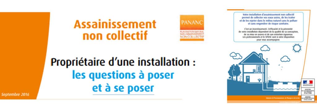 Assainissement non collectif - Propriétaire : les questions...